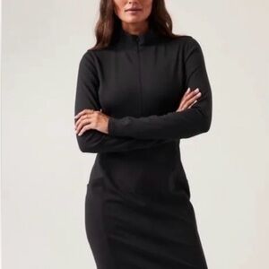 Athleta Classic Black Long Sleeve Dress